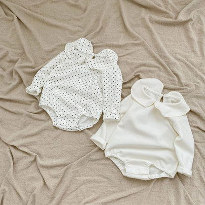 בגד גוף בשילוב צווארון מכותנה