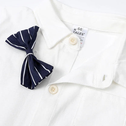 בגד גוף מכופתר עם פפיון- אביה