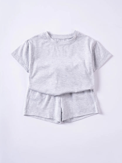 חליפת בד פשטן חולצה ומכנס-לירון