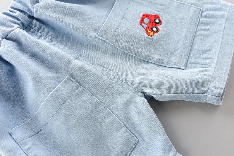 סט חולצת פולו ומכנס-מתן